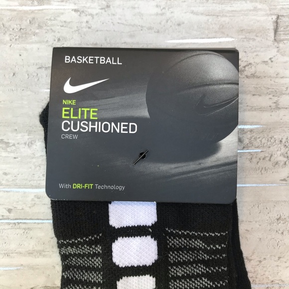 Nike Elite Cushioned Basketball Crew Socks - Picture 5 of 11
